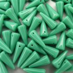 0100019 Spike Beads Green Turquoise 5 x 13 mm. 15 stuks-0