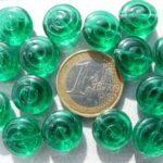 0100066 Emerald groene ronde schijf-0