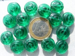 0100066 Emerald groene ronde schijf-0