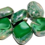 0100076 Milky Green Silver Travertin Table Cut. 1 Pc.-0