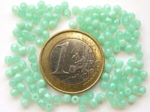 0100357 Milky Aquamarine facet 3 mm, 75 Pc.-0