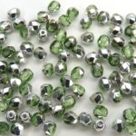 0100363 Peridot Half Labrador facet 4 mm. 50 St.-0