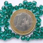 0100372 Emerald groen facet 4 mm.-0