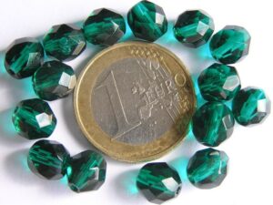 0100376 Emerald facet 8 mm.-0