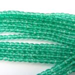 0100386 Emerald groen facet 3 mm.-0