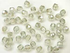 0100397 Crystal Viridian facet 4 mm. 50 Pc.-0