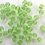 0100405 Light Green facet 4 mm. 50 stuks-0