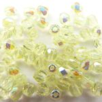 0130101 Citrine Yellow Geel facet met AB 3 mm.-0