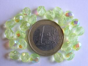 0130102 Jonquil facet met AB 6 mm.-0
