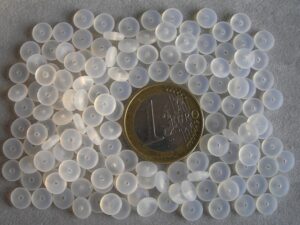 0140115 White opal schijfjes 150 stuks-0