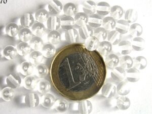 0150010 Crystal round 6 mm. 50 Pc.-0