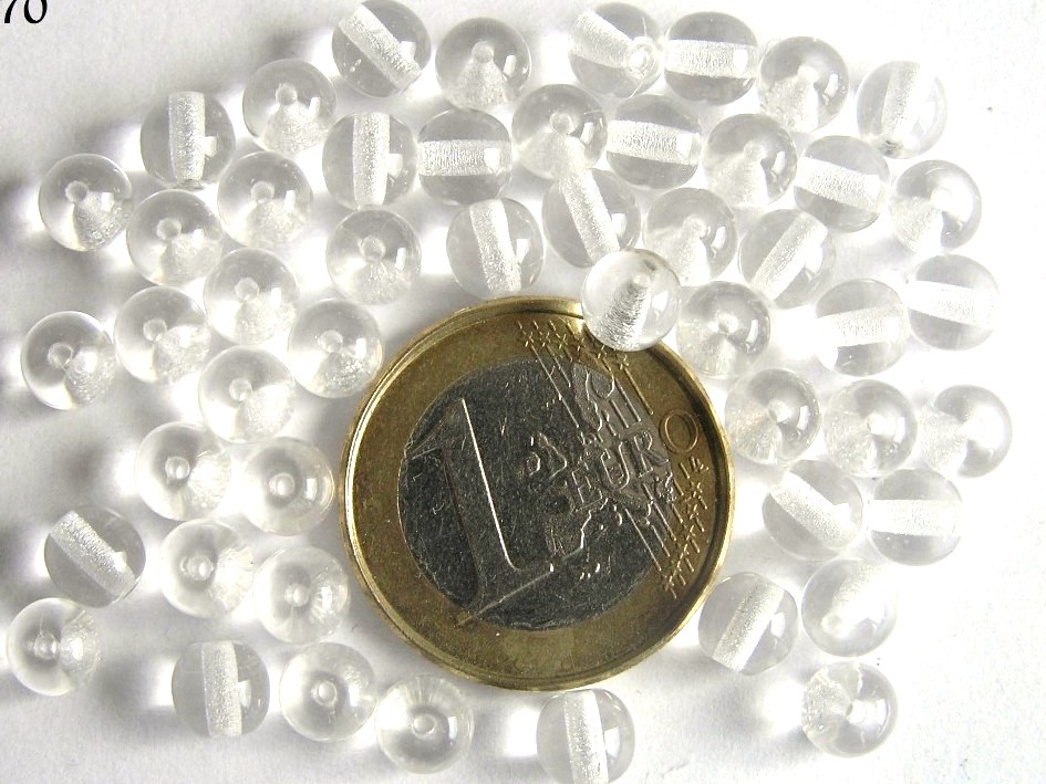 0150010 Crystal round 6 mm. 50 Pc.-0 0150010 Crystal round 6 mm. 50 Pc.-0