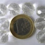 0150105 Transparant facet 12 mm. 8 Pc.-0