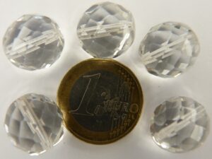 0150106 Crystal facet 14 mm, 5 stuks.-0