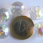 0150127 Crystal facet met AB 14 mm.-0