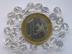 0150142 Crystal facet silver inside 6 mm.-0