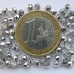 0150144 Half Labrador ( half zilver) 3 mm. 75 stuks-0