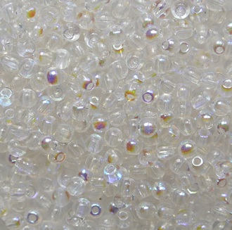 02-r-00030-28701 Crystal AB Druk Round Glass beads 2 mm color 00030-28701 02-R-00030-28701 Crystal AB Druk Round Glass beads 2 mm