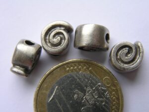 0200004 Oud zilverkleurig metalen tussenstuk/kraal-0