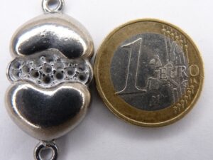 0200006 Oud zilverkleurig tussenstuk 2 stuks.-0