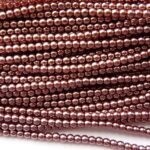 03-132-19001-70088 Shiny French Rose Glass Pearl 150 Pc.-0