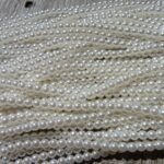 03-132-19001-70402 Shiny White glass Pearl 150 Pc.-0