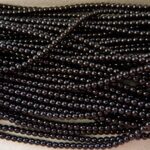 03-132-19001-70409 Shiny Black Glass Pearl 150 Pc.-0