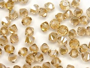 03-MC-00010-23501 Bicones Crystal Honey. 50 Pc-993
