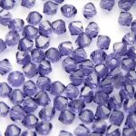 03-MC-20410 Bicones Tanzanite 50 Stuks-0