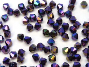 03-MC-23980-21495 Jet Purple Iris bicones 3 mm