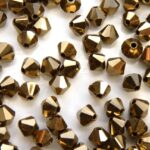 03-MC-23980-90215 Bicones Jet Gold Bronze 50 Pc.-0