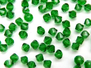 03-MC-50150 Bottle Green ( smaragd ) bicones 3 mm