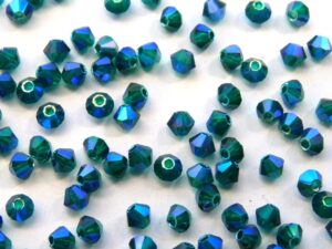 03-MC-50730-28701x2 Bicones Emerald 2xAB 50 Pc.-4471