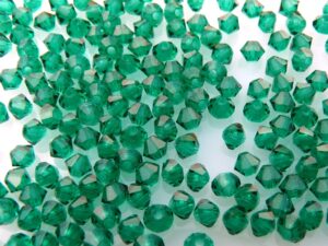 03-MC-50730 Bicones Emerald 3mm. 50 St.-0