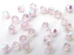 03-MC-70200-28701 Bicone Light Rose AB, 50 Pc.-2777