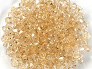 03-MC-00010-23501 Bicones Crystal Honey. 50 Pc-0