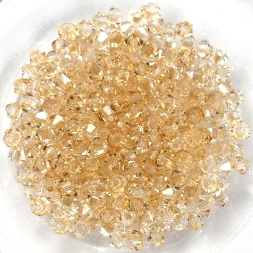 03-MC-00010-23501 Bicones Crystal Honey. 50 Pc-0 03-MC-00010-23501 Bicones Crystal Honey. 50 Pc-0