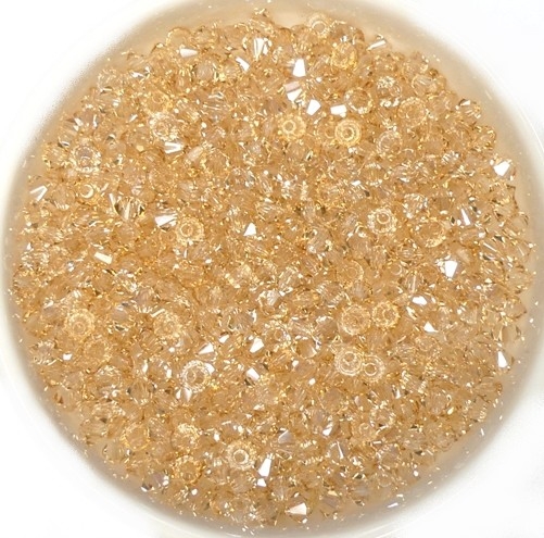 03-MC-00010-23501 Bicones Crystal Honey. 50 Pc-15249