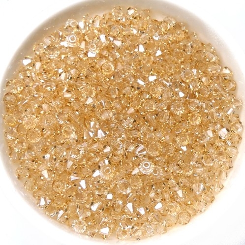 03-MC-00010-23501 Bicones Crystal Honey. 50 Pc-15247
