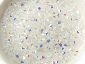 03-MC-00010-28701 Crystal AB bicones 3 mm