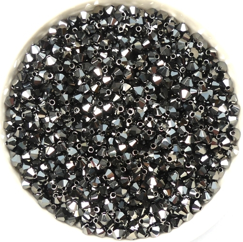 03-MC-23980-27200 Bicones Jet met Full Hematite 50 St.-0 03-MC-23980-27200 Bicones Jet met Full Hematite 50 St.-0
