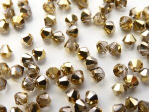03-MC-70110-26441 Rosaline Brass Bicone 50 Pc.-0