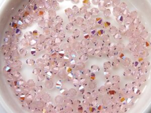 03-MC-70200-28701 Bicone Light Rose AB, 50 Pc.-0