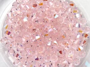 03-MC-70200-28701 Bicone Light Rose AB, 50 Pc.-10985