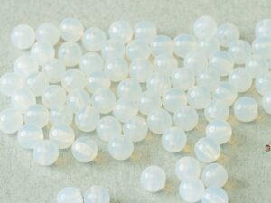 03-R-01000 White Opal Round 3 mm.-0