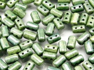 Rul-03000-14459 Opaque White Green Luster Rulla 10 gram-0