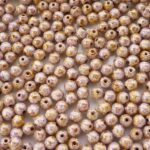 04-R-03000-15695 Round-Lila Gold Luster round 4 mm. 100 Pc.-0