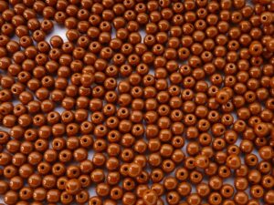04-R-13600 Umber (Medium Chocolate) round 4 mm. 120 Pc.-0