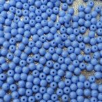 04-R-33020 Opaque Blue round 4 mm. 100 Pc.-0