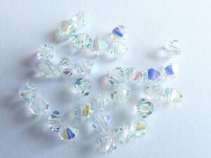 04-MC-00010-28701 Bicone, Crystal AB 4 mm. 50 Pc.-1003
